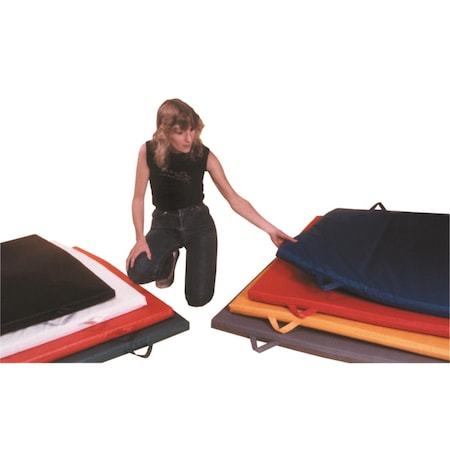 Cando International Non Folding Mat With Handle - 1.38 In. Pe Foam With Cover, Specify Color - 6 X 12 Ft. 38-0314
